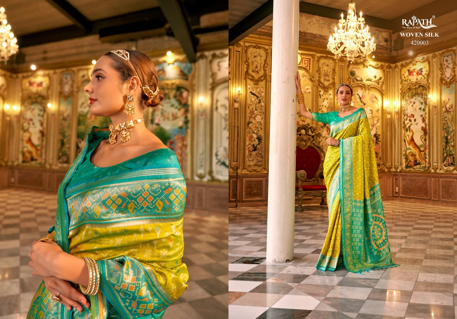 Rajpath Sophia Silk Banarasi Silk Wholesale Fancy Sarees Catalog — Wholesale Sarees, MPA wholesale from Surat — view 6